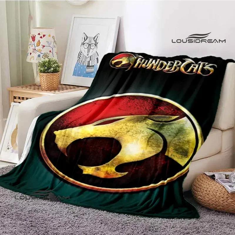 Одеяло с принтом Thundercats, детское теплое одеяло, одеяло с фланцем, домашнее дорожное одеяло, подкладка для кровати, подарок на день рождения