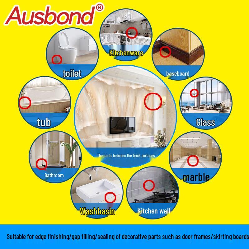 Силиконовый водостойкий герметик Ausbond