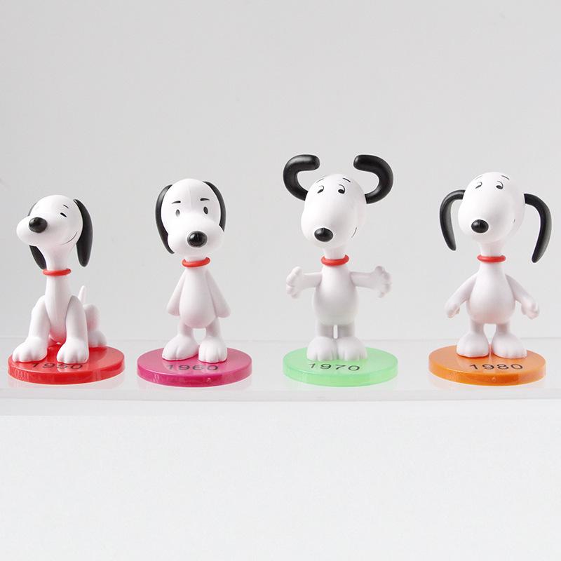 Cross-Border Trendy Snoopy Mini Figured Decor: PVC Cute Desktop Ornaments