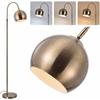 Lampadaire NETTLIFE Abat-jour Incurvé Culot E27 Hauteur Réglable 160 Cm