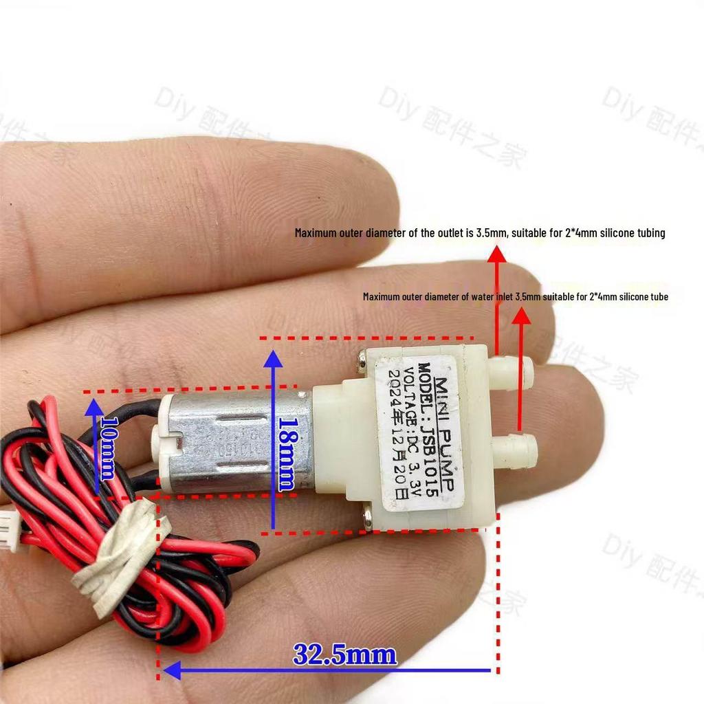 Mini Micro M20 Self-Priming Water & Air Pump (DC 3V-3.7V)