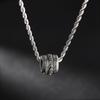 Unisex Copper Alloy Necklace Electroplated Durable Non-Fading Jewelry Sweater Chain Personalized Fashion Accessory