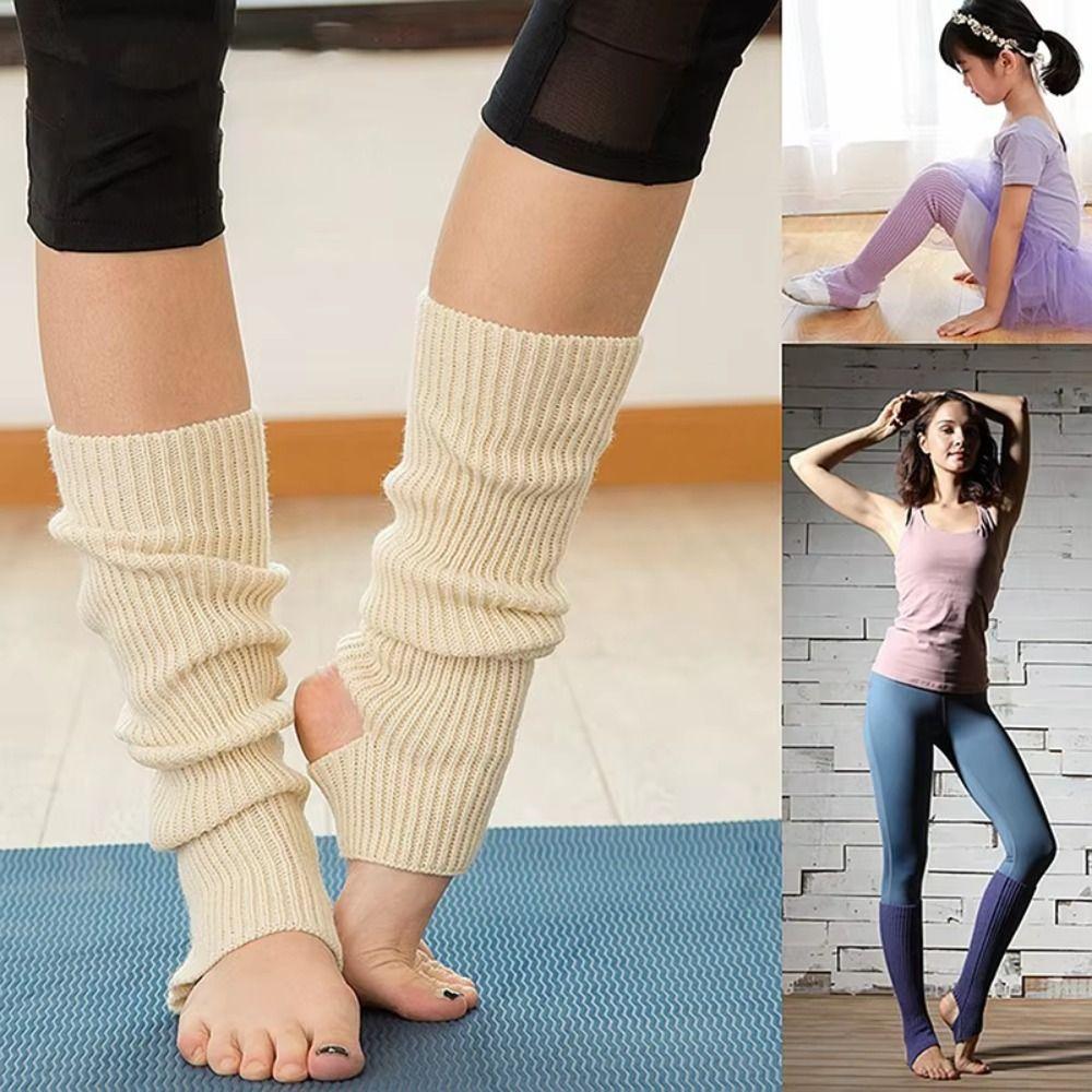 Female Wear Latin Socks Long Section Ballet Knitted Socks Ballet Leg Warmers Women Girls