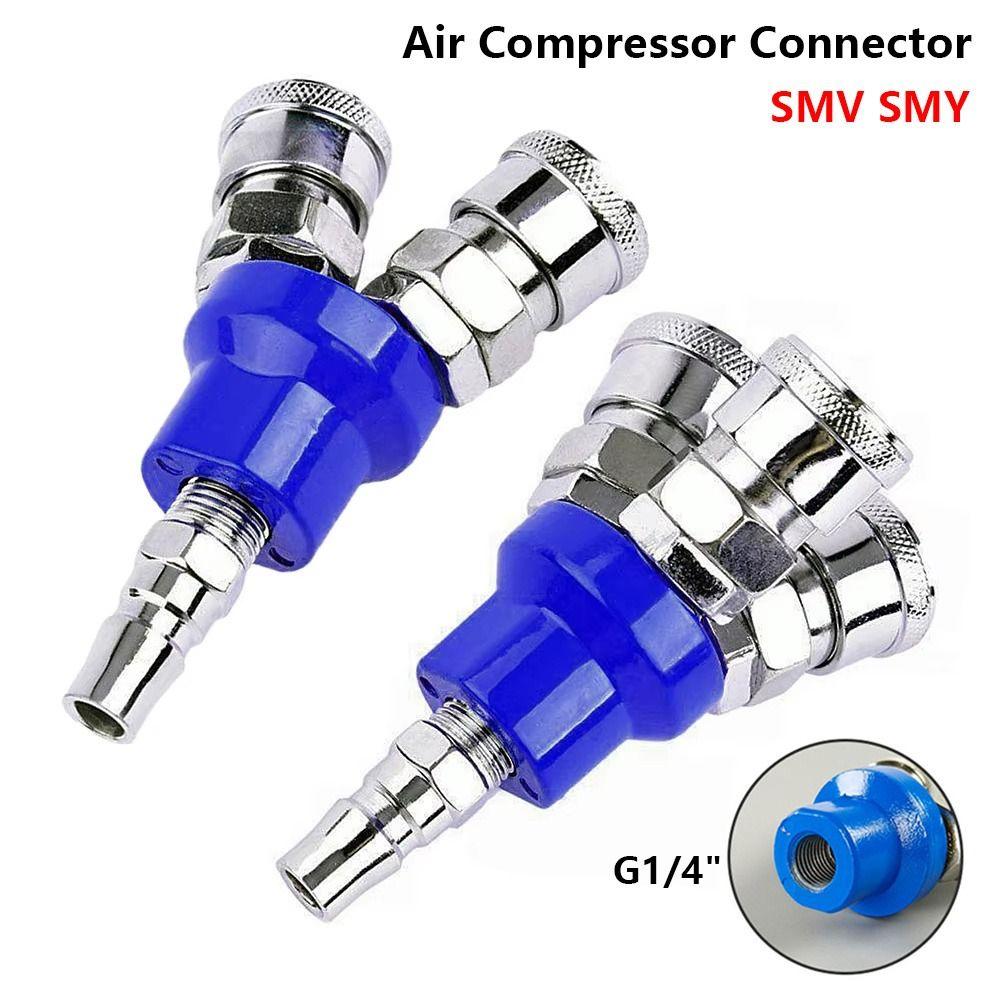 1Pcs Internal Thread Pneumatic Connector SMY Round Three-way Coupler Fitting Pneumatic Tool