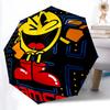 1 шт. Зонт-трость Pac-Man, автоматический, с открытием/закрытием, компактный, для путешествий, 8 спиц, прочный, идеален для женщин и мужчин a0923168