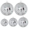 Thrisdar Dia25CM 30CM Reflective Glass Mirror Disco Ball 10W RGB Beam Pinspot Lamps Disco DJ KTV Bars Wedding Party Stage Light