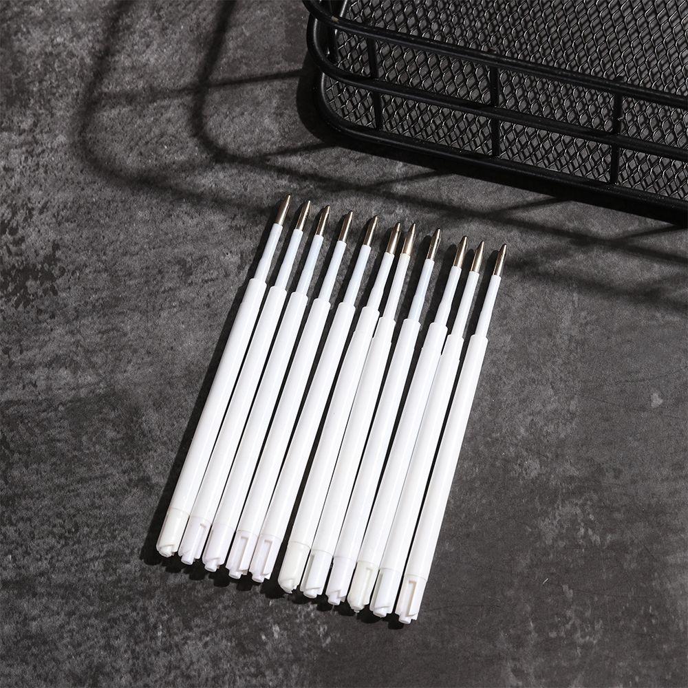 Pcs/lot Smooth Plastic Signature Writing Tool Replacement Lead Ballpoint Pen Refill Press Pens Core