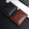 Модные деловые мужские кошельки, тонкий держатель для кредитных карт, RFID, масляный воск, кошельки из натуральной кожи, мужские аксессуары
