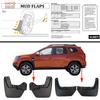 Для Dacia Duster II 2017- Комплект из 4-х брызговиков в стиле OE и подкрылков для полной защиты колесных арок