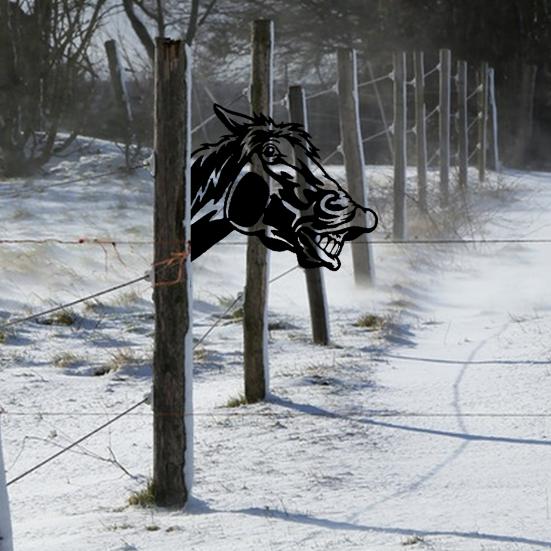 Yousheng Peek-a-Boo металлический знак с изображением животных, выглядывающих из-за угла, садовый знак с силуэтом животных, двусторонний знак с изображением животных, выглядывающих из-за угла, для наружной фермы, забора, столба с деревом
