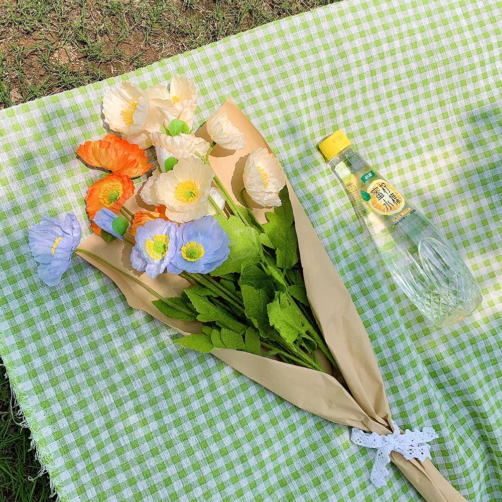 Корейский букет из искусковых маков - Декор комнаты и реквизит для фото