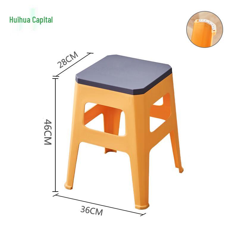 HUIHUADU Extra Thick Household Plastic Stools