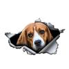 B0535# 13 CM/17 CM/26 CM Self-Adhesive Decal Beagle Dog Pet Animal Car Sticker Waterproof Auto Decoration