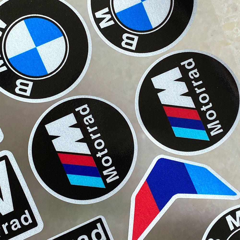 Motorcycle Car Trunk Reflective Decorative Stickers For BMW M Power Performance E28 E30 E34 E36 E46 E60 E90 F84 F87 X1 X3 X5 X6 MPSGW1