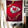 Kansas City Chiefs Wall Tapestry Aesthetic Wall Hanging Printed Fabric Blanket Decorative Tapestries for Bedroom Living Room Home Decor
