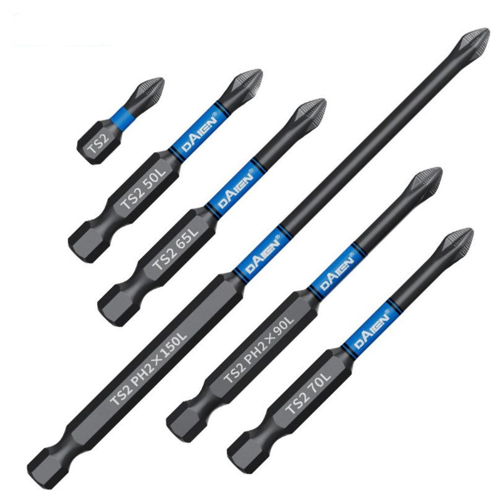 10 шт/6 шт нескользящие магнитные ударные биты ударопрочные отвертки набор бит электрические отвертки