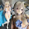 25CM Anime Figure B Full Pure White Elf Cute Girl 1/6 Scale Anime PVC Action Figures Adult Collection Model Toys