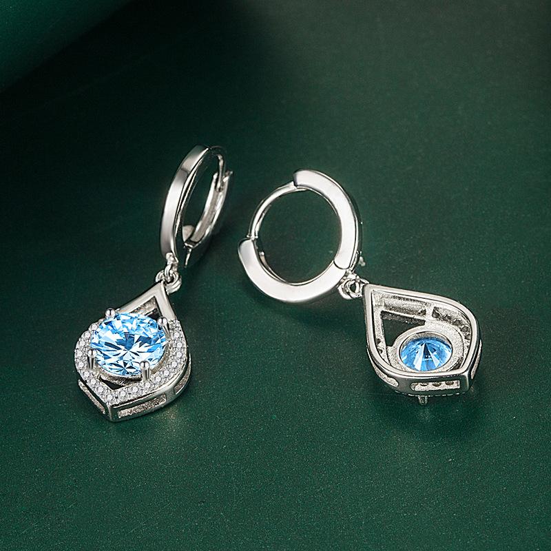 Sace Gems Классические серьги из медного сплава с цирконом, женские ювелирные изделия, свадебный подарок для вечеринки