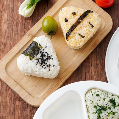 Форма для суши своими руками, треугольный рисовый шарик, ланч-бокс, шарик для риса с луком, пресс для еды, треугольная форма для приготовления суши, набор для суши, кухонные принадлежности