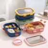 Портативный ланч-бокс с отделениями, ланч-бокс с суповой миской, ложкой, пряжкой, герметичный ланч-бокс, контейнер для еды для пикника и кемпинга