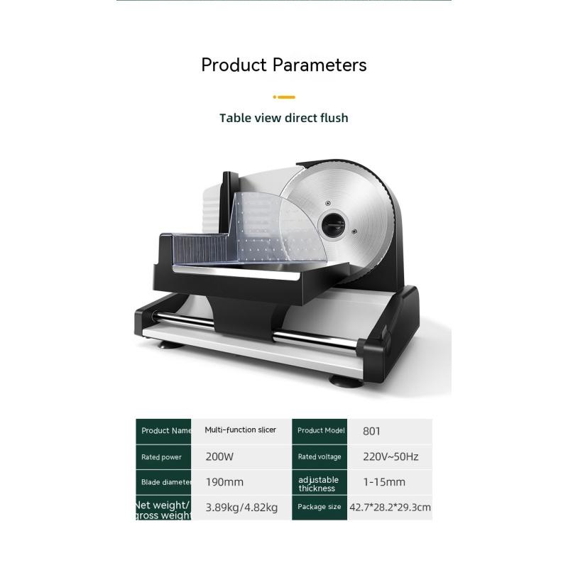 Машина для нарезки мяса Автоматическая бытовая машина для нарезки ломтиков Машина для нарезки хлеба из баранины