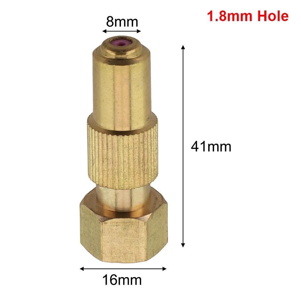 1Pcs 0.8/1.0/1.2/1.5/1.8mm Hole Brass Nozzle Garden Power Tool  Watering Irrigation System