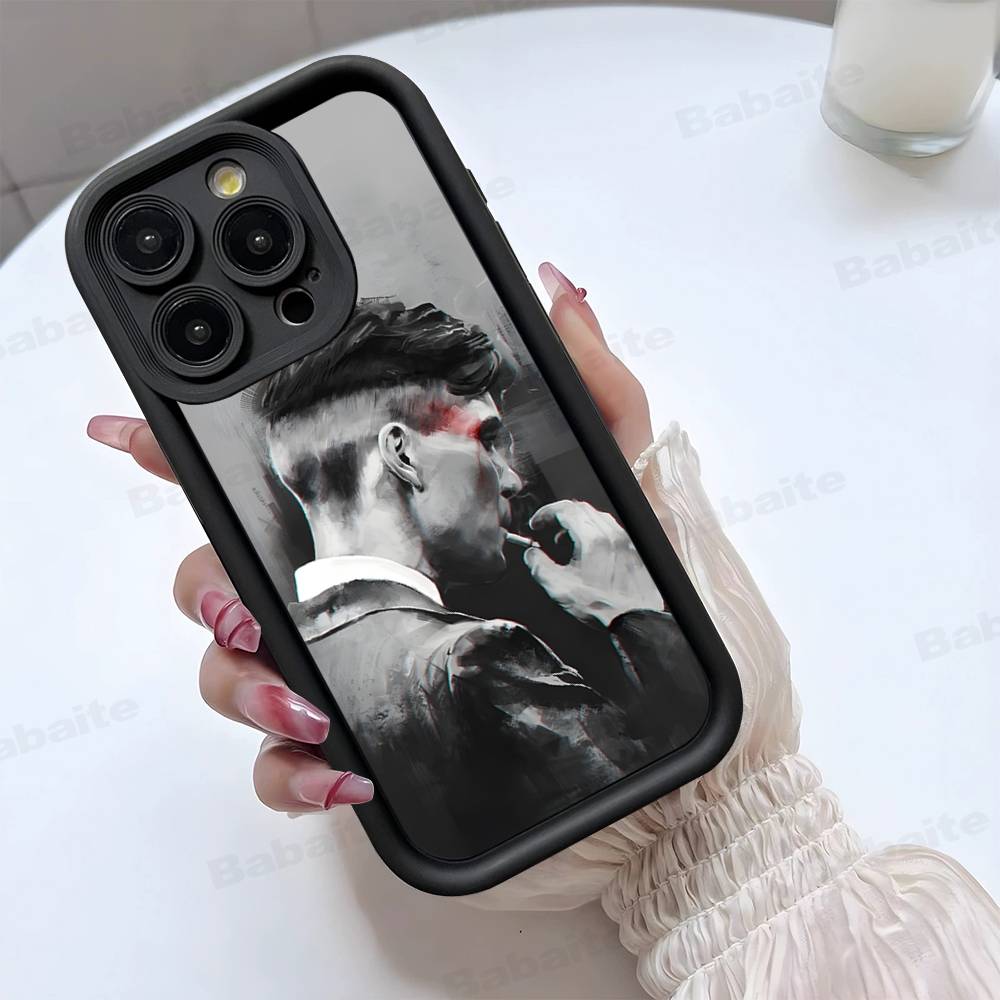Чехол для телефона из фильма «Острые козырьки» P-Peaky-S Для iPhone 17 16 15 13 11 12 14 Pro Max Plus Силиконовая защитная крышка