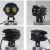Motorcycle external spotlight LED light, single piece, yellow-white auxiliary mini driving light