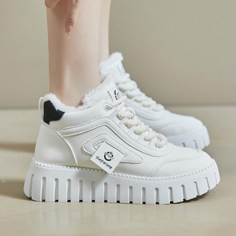 Зимняя женская обувь на толстой подошве из бархата, теплая обувь, модная и удобная повседневная обувь