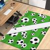 Soccer Printed Carpet, for Office Chair Living Room Bedroom Kitchen Room Decor Gifts.