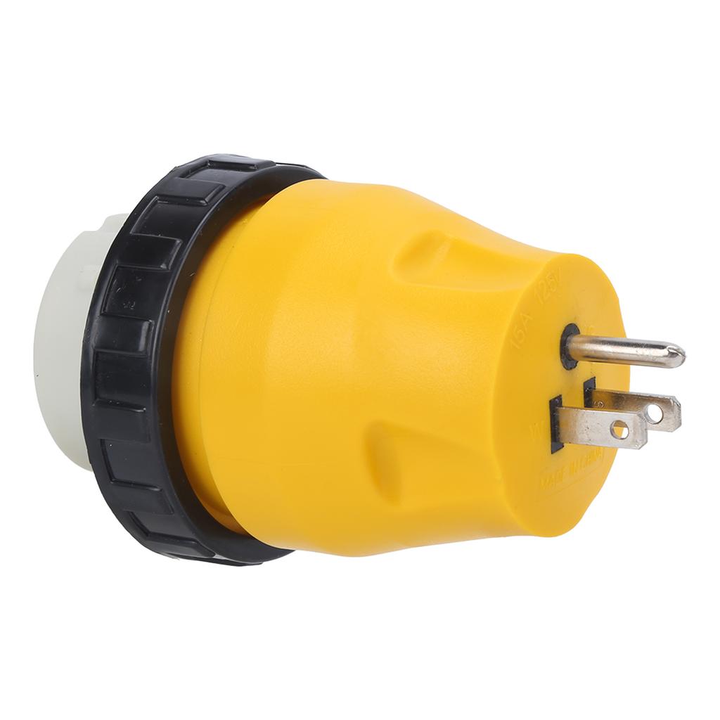 Электрический адаптер RV с блокировкой 15A вилка папа на 50A розетка мама поворотная блокировка разъем шнура питания вилка США 125В