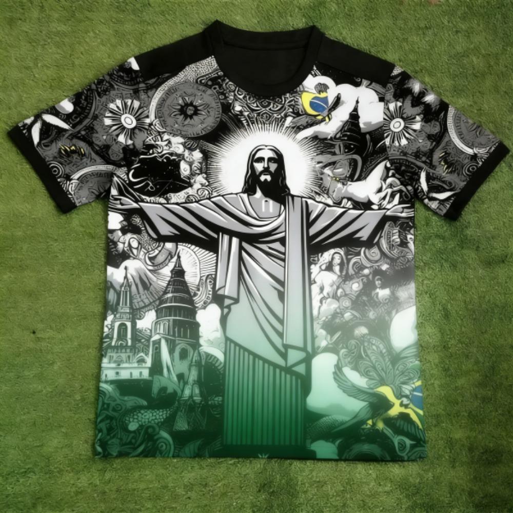 Summer Funny JESUS Europe America Printed Men's T-shirt Summer Casual Outdoor Men's Short Sleeved Tees Top Pullover Women's Clothing