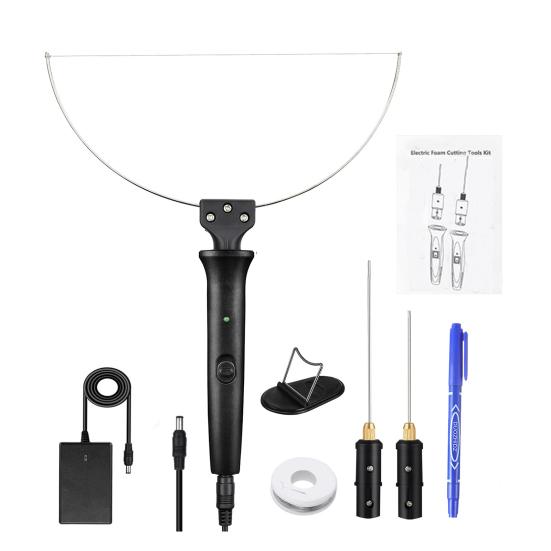 1 комплект, инструмент для резки пенопласта 3 в 1, быстрый нагрев, британская вилка, 100-240 В, 18 Вт, портативный электрический резак для пенополистирола, ручка, принадлежности для мастерской