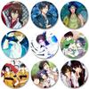 32/44/58mm The Prince of Tennis Brooch Pins Handmade Round Cartoon Brooches Anime Icon Badges for Clothes Backpack Hat Decor Gifts