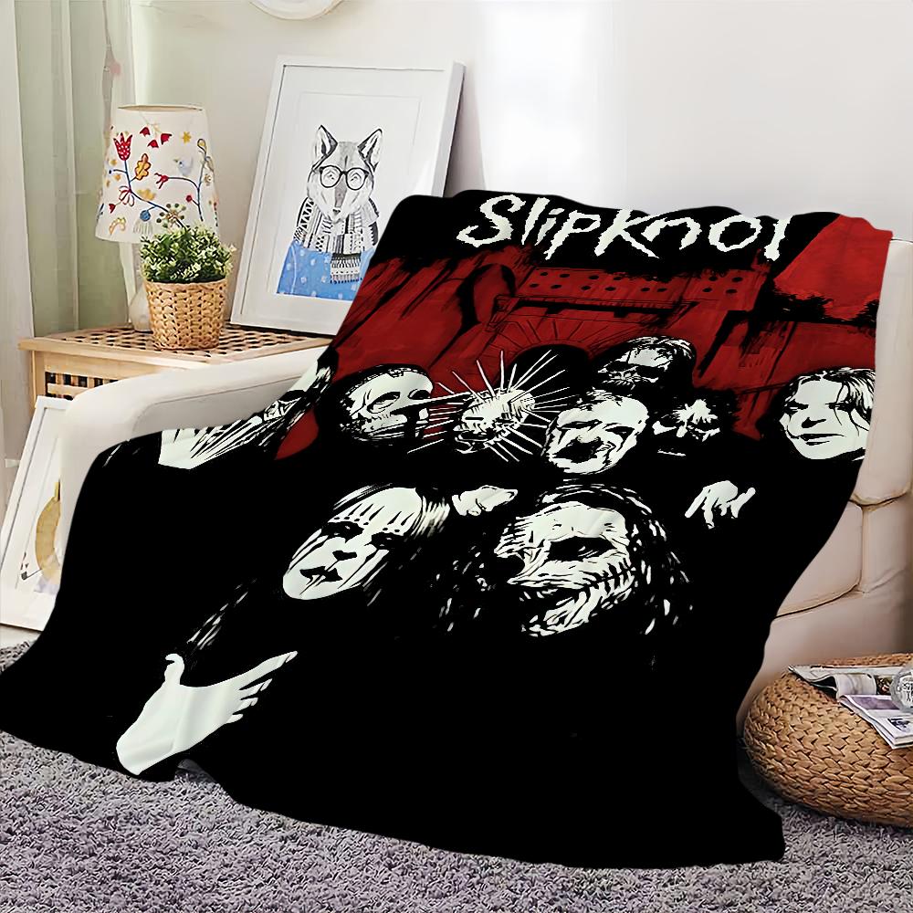 Blanket For Soft Throw S-Slipknot Blanket for Rock Picnic Bed Band Sofa Home Bedroom Cozy Warm Comfortable