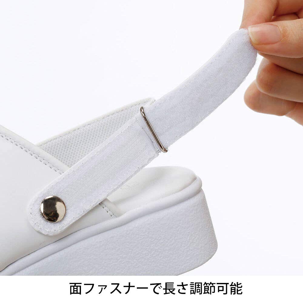 Nursery Wide Nursery Suitable for Bunions and Nurse Office Medical and Size 9464306A 2-Way Sandals, Hamstrings, Sandals, Nursing, L, Black,