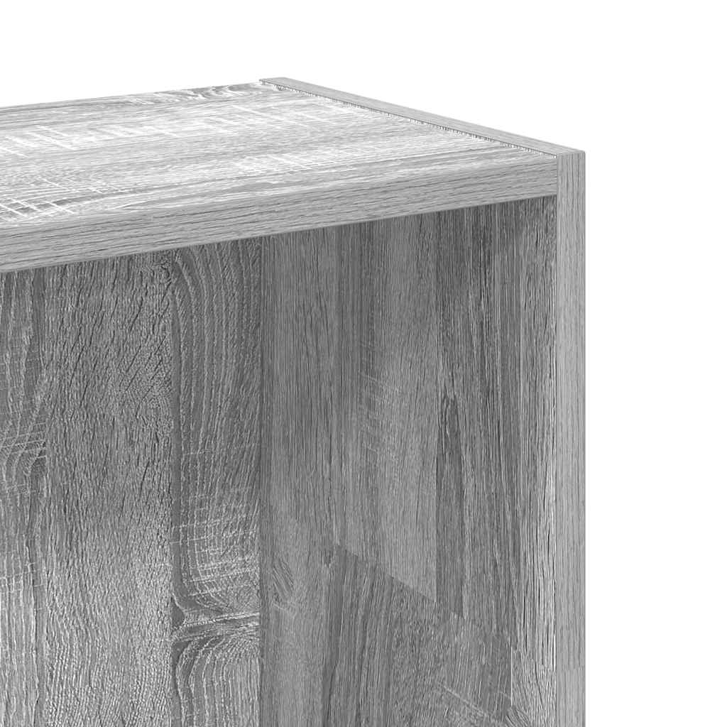 Bookshelf Gray Sonoma 80 x 24 x 109 cm Particleboard