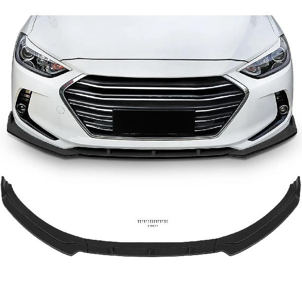 Накладка на нижнюю часть переднего бампера для Hyundai Elantra 2016-2018, передняя губа, сплиттер, внешний декоративный элемент автомобиля, аксессуары