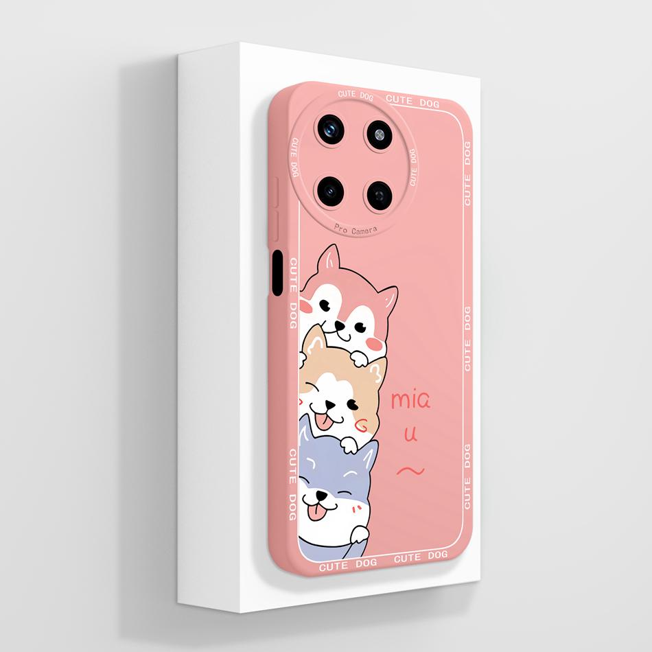 For OPPO Realme 11 4G 5G Case Aesthetic Full Coverage Anti Choc Bumper Soft Liquid Silicone Phone Shell For Realme11X Funda Capa