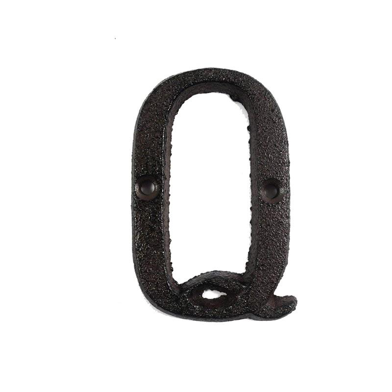 ??? Metal Letters Numbers Cast Iron Decoration House Sign Doorplate DIY Cafe Wall