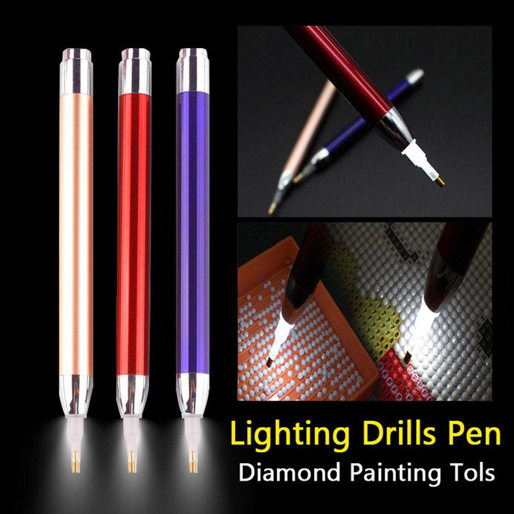 Sewing Accessories Crystal Point Drill Pen Diamond Painting Tool 5D Diamond Painting Lighting