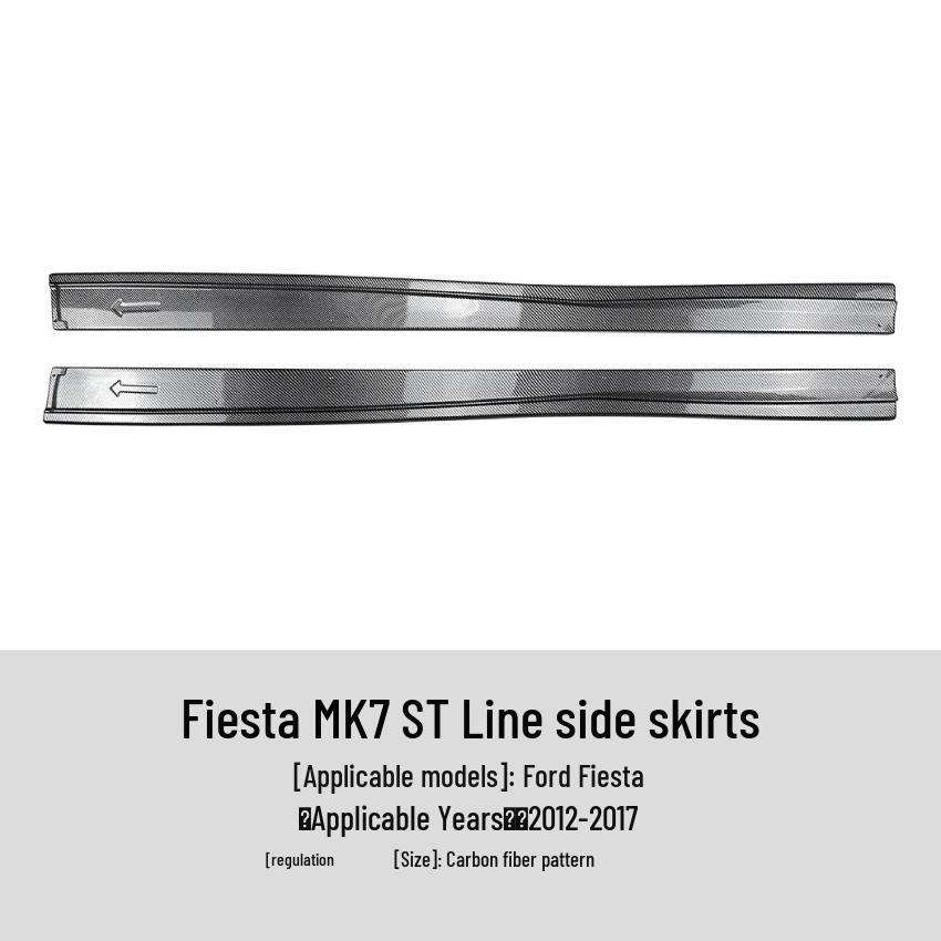 Ford Fiesta MK7 ST Line (2012-2017) Side Skirt Spoiler Accessories