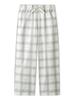 Gelato Pique HOMME Ombre Check Long Pants PMFP244907 GRY Men's