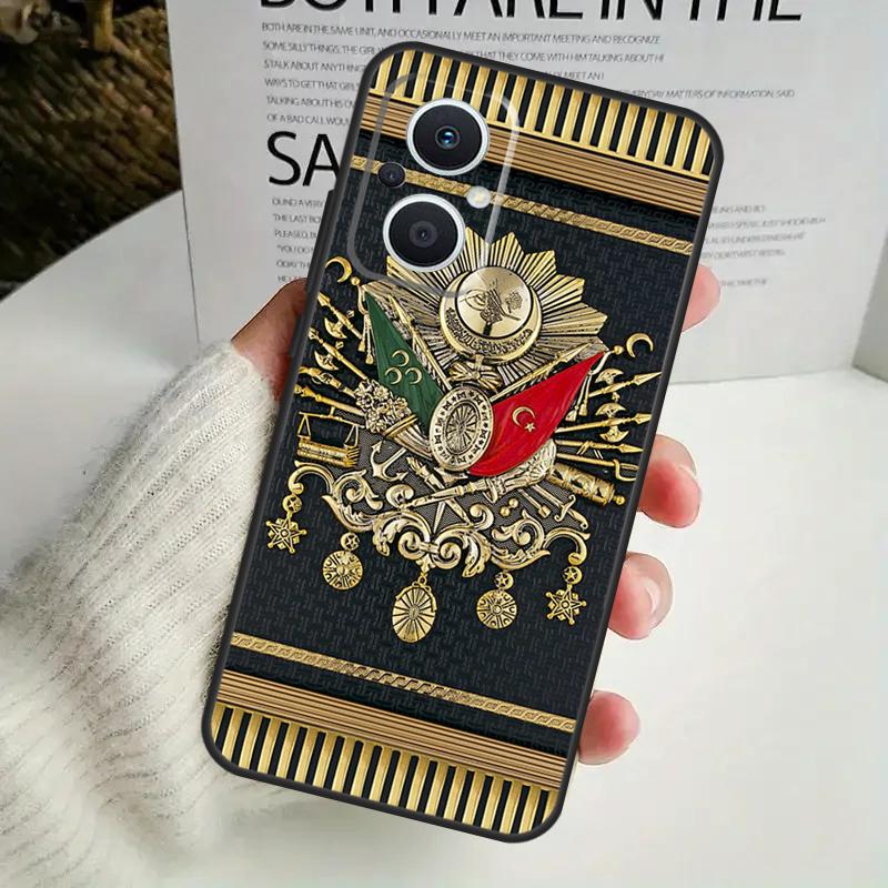 Чехол для телефона с гербом Османской империи для OPPO Reno 14F 12F 12 11 13 F 10 Pro 8T 7 8 Lite OPPO Find X8 X6 X5 Pro