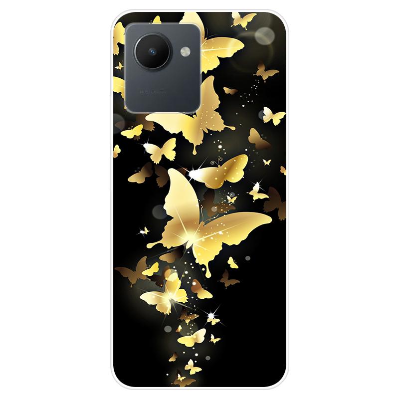 Для Realme C30S C 30S RealmeC30S чехол Мягкая силиконовая задняя крышка Чехол для телефона с рисунком из мультфильма Разнообразие