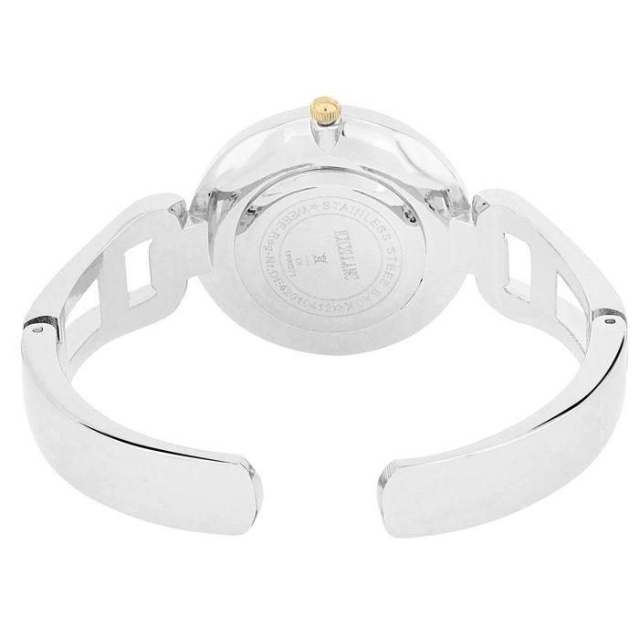 Montre - EXCELLANC - Excellanc Femme Argent Métal - Boîtier 33 mm - Bracelet jonc métal 15 mm - Quartz Japan PC21