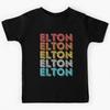 Vintage Retro Elton Kids T-Shirt
