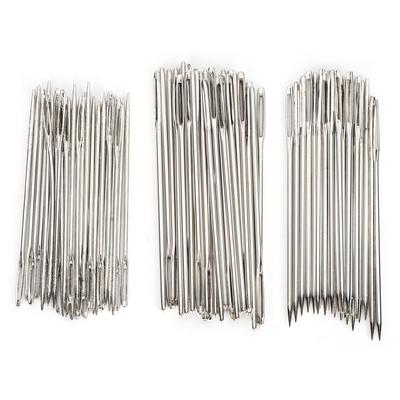 Швейные иглы стальные для ткани ручного шитья ремонта вышивки инструмент ушко вязальные принадлежности игла для пряжи