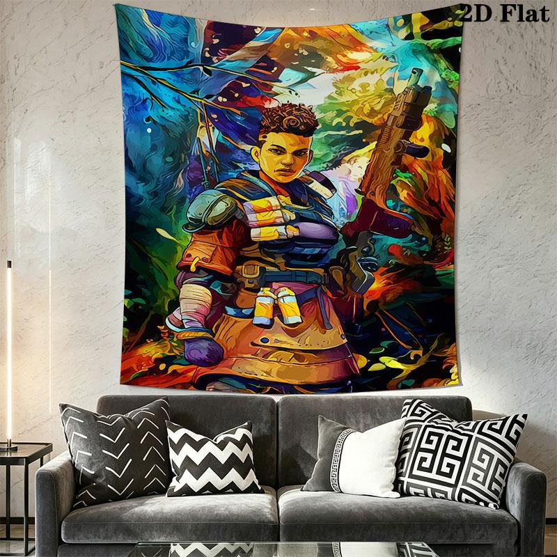 Apex Legends Wall Hanging Printed Fabric Blanket Decorative Tapestries for Bedroom Living Room Home Decor