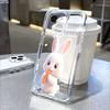 Милый белый кролик, едящий морковку, чехол для телефона для Xiaomi Redmi Note 15 14 13 12 11 10 9 8 Pro Plus, мягкий противоударный защитный чехол